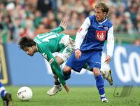 Fussball 1. Bundesliga: Werder - Rostock