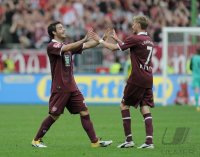 Fussball 1. Bundesliga  Saison 2010/2011: 1. FC Kaiserslautern - Werder Bremen
