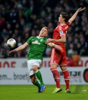 Fussball, 1. Bundesliga  Saison 2013/2014: SV Werder Bremen - FC Bayern Muenchen