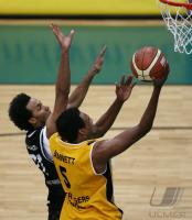 Bsaketball 1. Bundesliga Walter Tigers Tuebingen 65-60  Skyliners Frankfurt