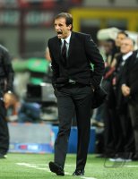FUSSBALL SERIE A:  Trainer Massimiliano Allegri (AC Mailand)