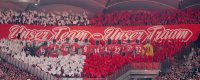 Fussball DFB Pokal  Halbfinale  2025/2026  23.04.2026VfB Stuttgart - SC Freiburg, Choreo, Choreografie , FANS, FANKURVE