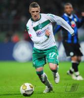 FUSSBALL 1. BUNDESLIGA: Bremen, HUSEJINOVIC Einzelaktion