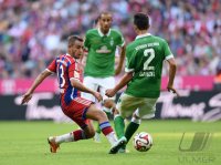 Fussball 1. Bundesliga Saison 14/15: FC Bayern Muenchen - Werder Bremen