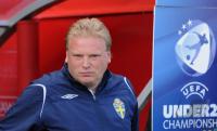 Fussball U 21 EM 2009:  SWE Trainer Joergen Lennartsson