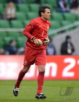 FUSSBALL INTERNATIONAL:  Torwart Diego Alves (Brasilien)