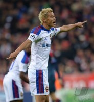 FUSSBALL  CHL  Saison 2013/2014:  Keisuke Honda (ZSKA Moskau)