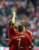 Fussball 1. Bundesliga, Saison 2011/2012:  FC Bayern Muenchen - VfB Stuttgart