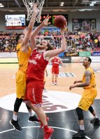 Basketball 1. Bundesliga 15/16 Hauptrunde: Walter Tigers Tuebingen - FC Bayern Muenchen