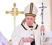 Vatikan, Rom Ostermesse 2022  Papst Franziskus I.