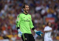 FUSSBALL Primera Division 13/14: Torwart Diego Lopez (Real Madrid)