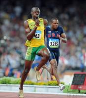 LEICHTATHLETIK  Olympia 2008 100 M Maenner Finale