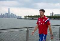 FUSSBALL 1. Bundesliga 14/15: Robert Lewandowski (FC Bayern Muenchen)