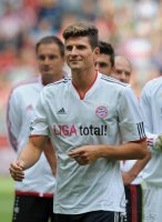 Fussball 1. Bundesliga 2011/2012: Mario Gomez (FC Bayern Muenchen)