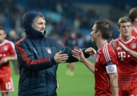 Fussball CHL  Saison 2013/2014:  Manchester City - FC Bayern Muenchen