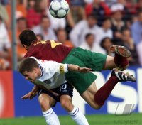 Fussball EURO 2000 Vorrunde Portugal  3-2  England