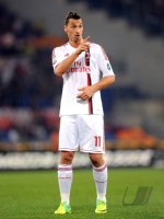 FUSSBALL SERIE A:  Zlatan Ibrahimovic (AC Mailand)