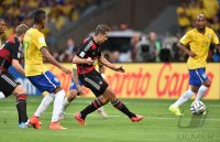 FUSSBALL WM 2014, HALBFINALE: Brasilien - Deutschland