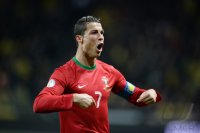 Fussball WM Qualifikation 2014 Playoff: JUBEL Cristiano Ronaldo (Portugal)