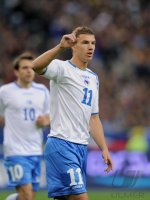 Fussball International EM 2012-Qualifikation:  Edin Dzeko (Bosnien-Herzegowina)