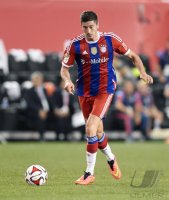FUSSBALL 1. Bundesliga 14/15 Testspiel: Robert Lewandowski (FC Bayern Muenchen)