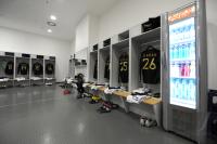 Fussball Nationalmannschaft: Deutschland Kabine in der Allianz Arena