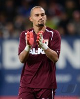 Fussball 1. Bundesliga, Saison 2012/2013:  Torwart Mohamed Amsif (FC Augsburg)