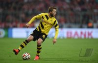 Fussball DFB Pokal Halbfinale 14/15: FC Bayern Muenchen - Borussia Dortmund