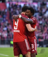 Fussball 1. Bundesliga Saison 21/22: FC Bayern Muenchen -  TSG 1899 Hoffenheim