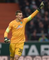 Fussball, 1. Bundesliga  Saison 2014/2015: SV Werder Bremen - Hannover 96