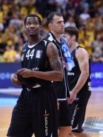 Basketball 1. Bundesliga 15/16 Hauptrunde: Walter Tigers Tuebingen - MHP Riesen Ludwigsburg