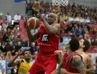 Bsaketball 1. Bundesliga Walter Tigers Tuebingen 57-66 Artland Dragons  