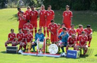 Fussball 1. Bundesliga 2013/2014:  Fototermin beim  FC Bayern Muenchen