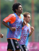 Fussball 1. Bundesliga 12/13: Training beim FC Bayern Muenchen