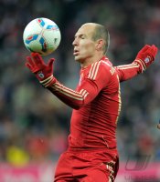 Fussball 1. Bundesliga, Saison 2011/2012:  Arjen Robben (FC Bayern Muenchen)