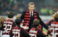 FUSSBALL SERIE A:  Vorstellung BECKHAM (AC Mailand)