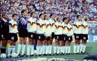 Fussball WM 1990 FINALE: Deutschland - Argentinien