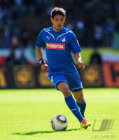 FUSSBALL, 1. BUNDESLIGA, 29. Spieltag: Hoffenheim, EDUARDO Einzelaktion