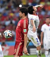 FUSSBALL WM 2014, Gruppenphase: Spanien - Chile