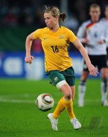 Fussball: International, Frauen Laenderspiel: Australien, KELLOND-KNIGHT am Ball
