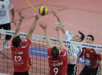Volleyball 1. Bundesliga   Saison 2010/2011 ENBW TV Rottenburg -  VfB Friedrichshafen