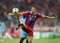 Fussball CHL  Saison 2014/2015: Robert Lewandowski (FC Bayern Muenchen)