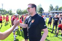Fussball Relegation zur Oberliga, Rueckspiel 21/22: FC Holzhausen - FC Denzlingen