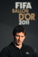 Fussball International  FIFA Ballon d Or 2011: Lionel Messi (Barca)