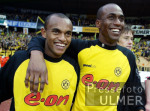 Fussball 1. Bundesliga: Bremen - Dortmund, Jubel