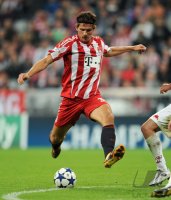 Fussball Champions League  Saison 2010/2011: Mario Gomez (FC Bayern Muenchen)