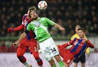 Fussball, 1. Bundesliga  Saison 2014/2015: VfL Wolfsburg - FC Bayern Muenchen