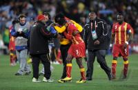 FUSSBALL WM 2010, VIERTELFINALE: Uruguay - Ghana