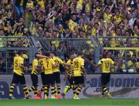 Fussball Bundesliga 14/15 Supercup Finale: JUBEL Pierre-Emerick Aubameyang (Borussia Dortmund)