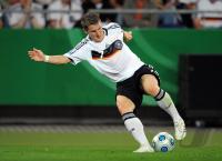 Fussball, International, WM Qualifikation 2010: Deutschland SCHWEINSTEIGER am Ball